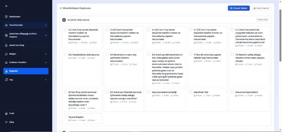 Dynamic Report Builder